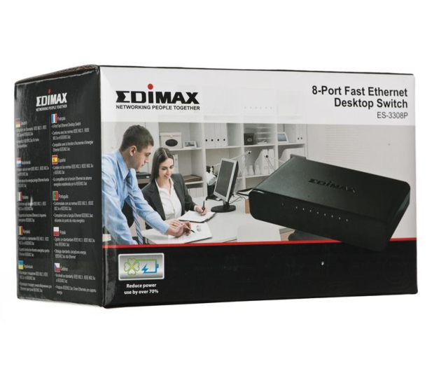 Edimax 8p ES-3308P (8x10/100Mbit) - 126954 - zdjęcie 4